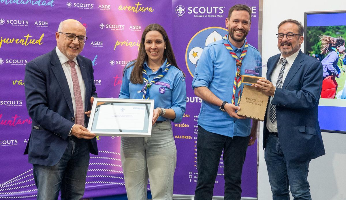 El Cabildo recibe el Premio Scout 2025 como reconocimiento a su compromiso firme con la salvaguarda del medio natural de Gran Canaria