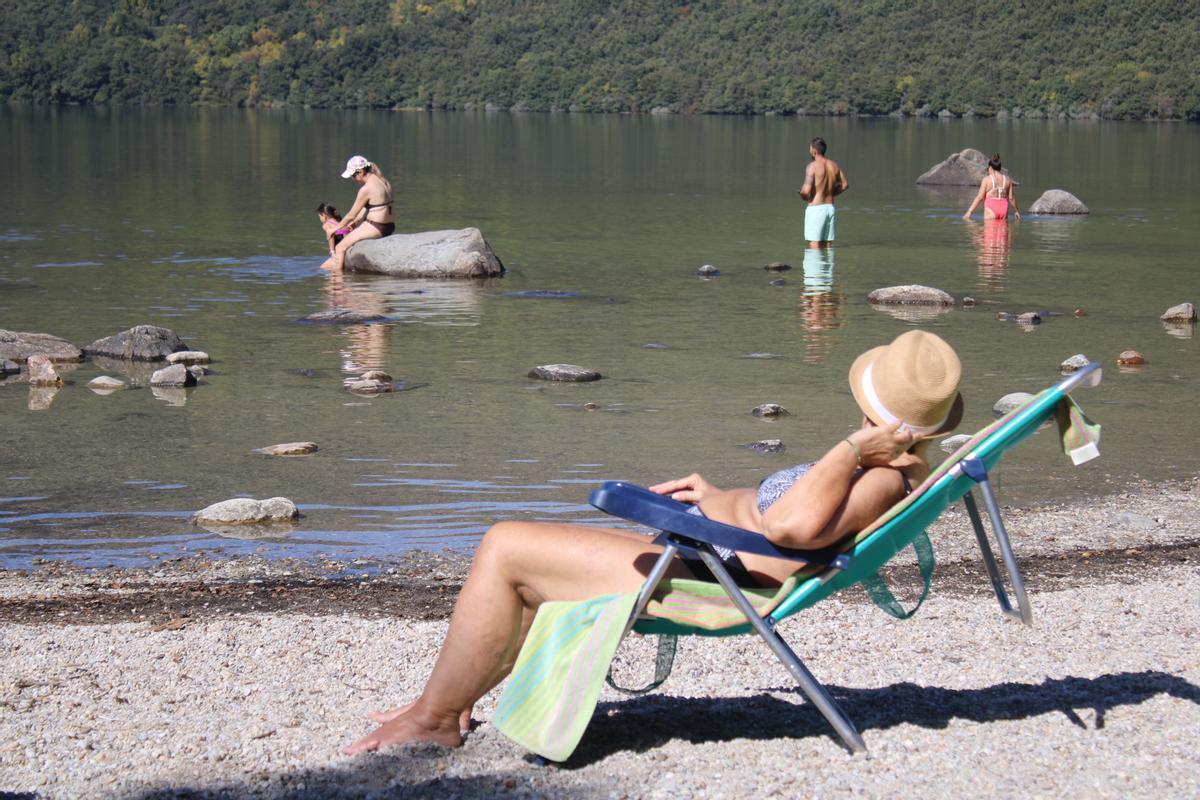 Las playas del Lago en octubre