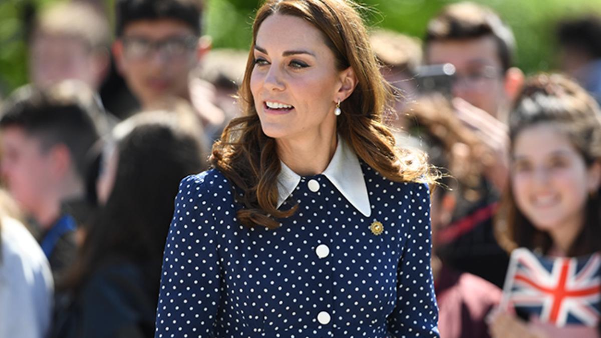 Kate Middleton en la inauguración de la exposición que conmemora el 75 aniversario del desembarco de Normandía en Londres