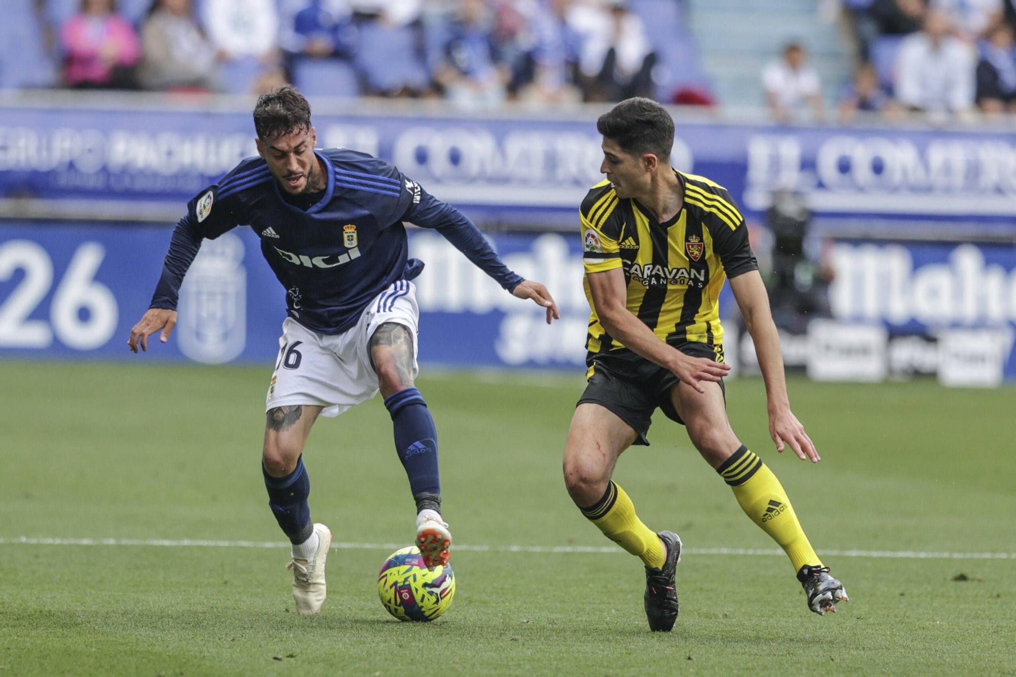 En imágenes: Así fue el partido entre el Real Oviedo y el Zaragoza en el Tartiere