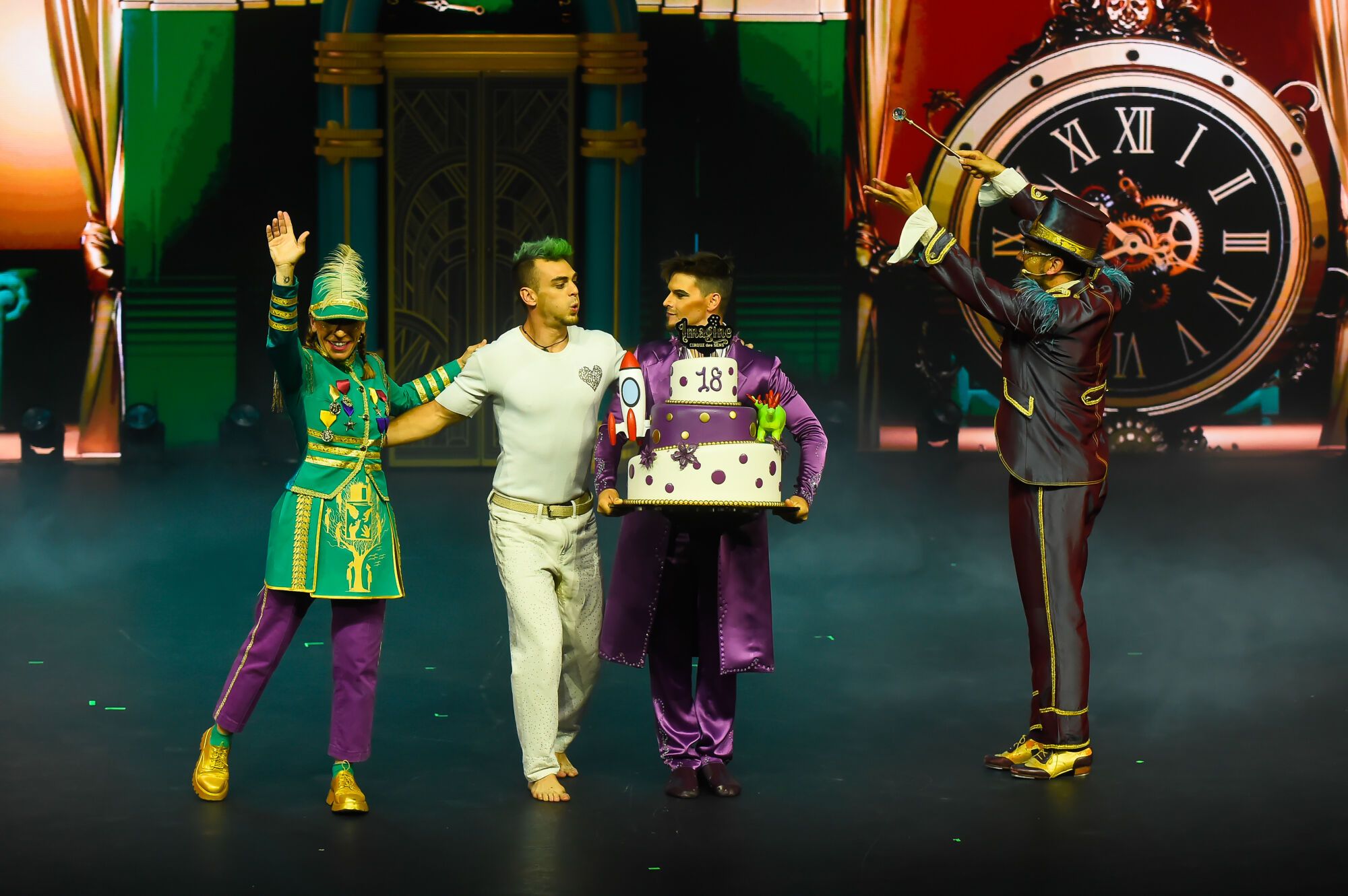 Pase a los medios de presentación del espectáculo de circo 'Imagine'