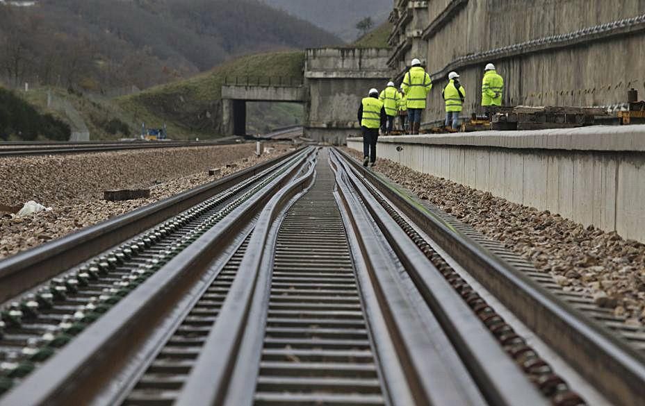 Obras de la variante de Pajares en Campomanes (Lena). | Miki López