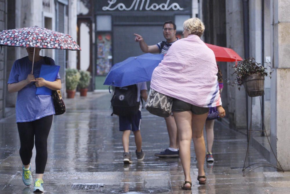 Ruixat a la ciutat de Girona