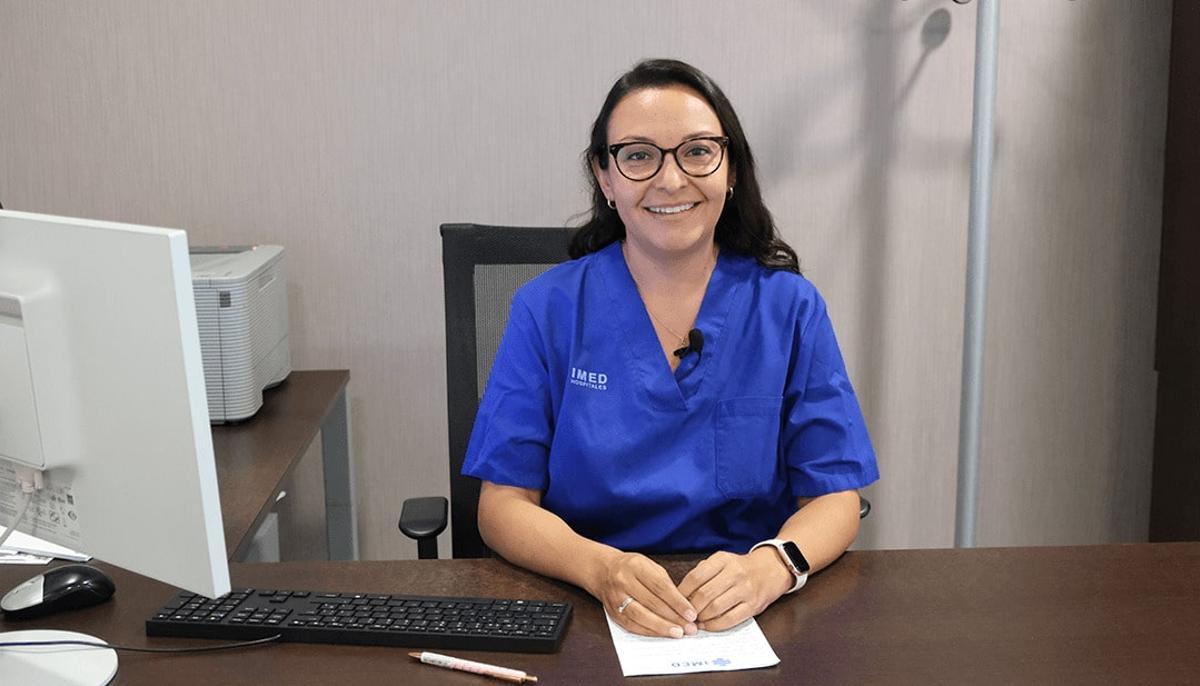 La doctora Sandra Fonseca, pediatra de IMED Elche.