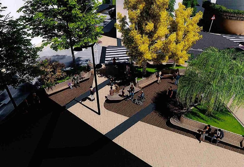Así será la plaza que creará el Concello entre Sanjurjo Badía y el Barrio das Flores