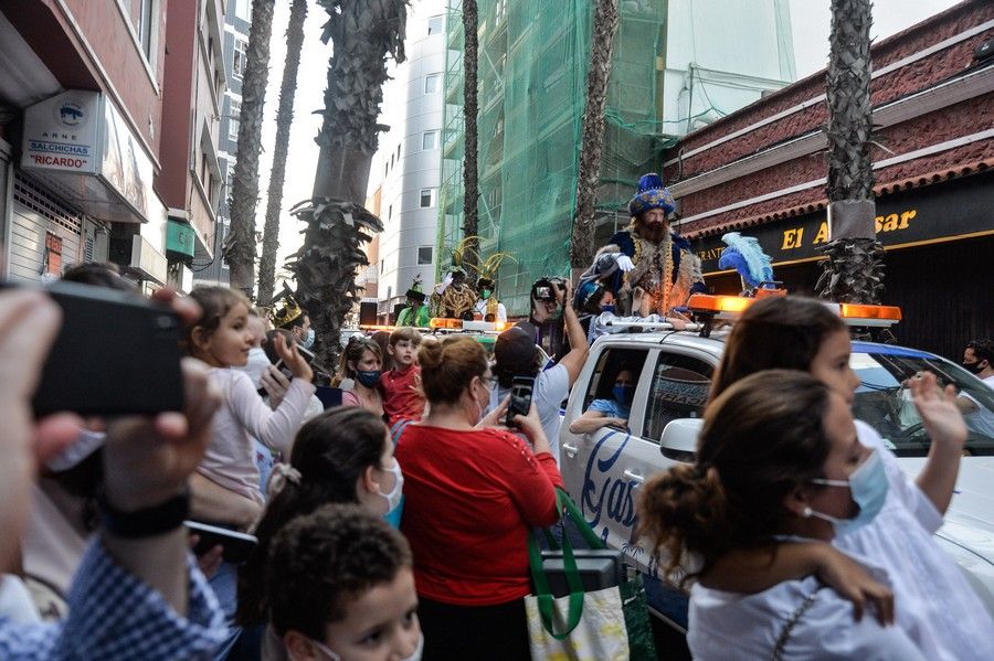 Caravana de los Reyes Magos en la capital grancanaria