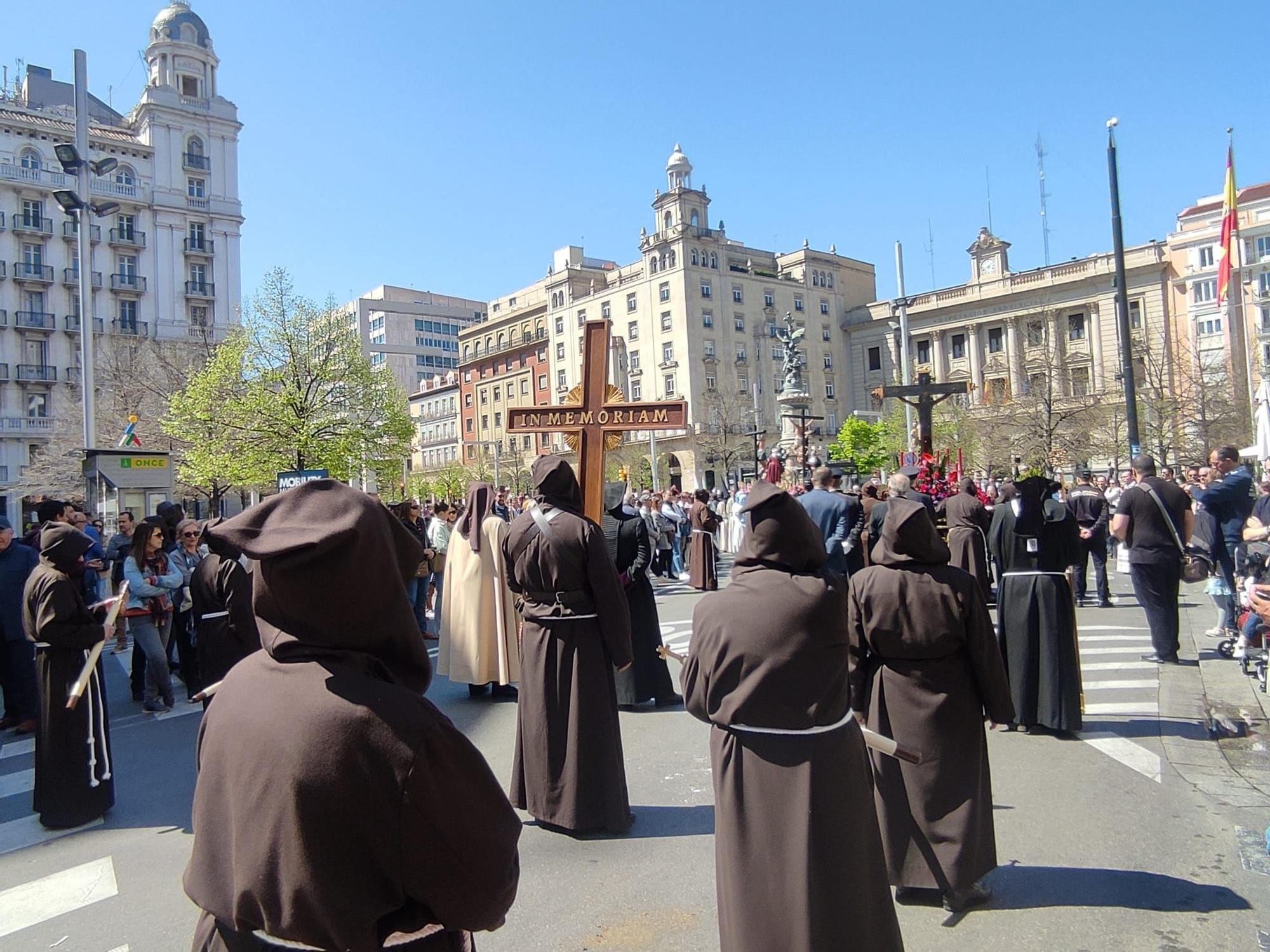 En imágenes | Procesiones del Jueves Santo en Zaragoza