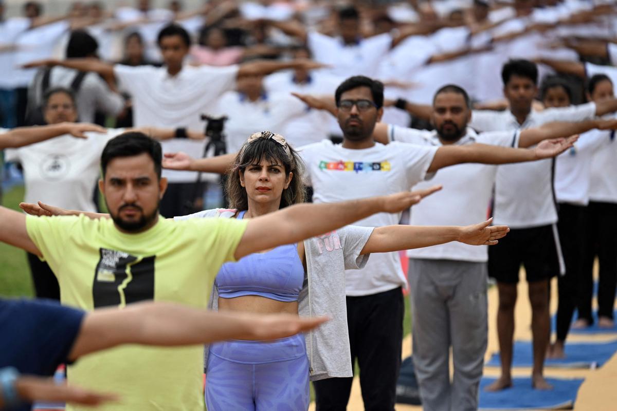 Día Internacional del Yoga en la India