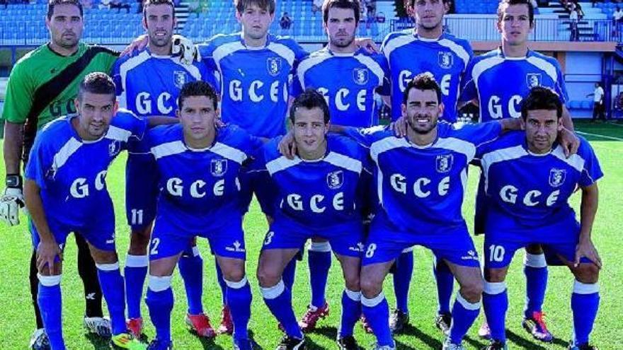 Último once inicial que presentó el GCE Villaralbo en la Ciudad Deportiva Fernández García.