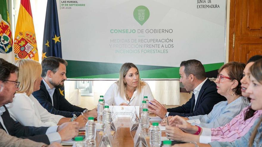 El Consejo de Gobierno aprueba abastecimientos alternativos para Avellanar y Horcajo tras el incendio de Pinofranqueado