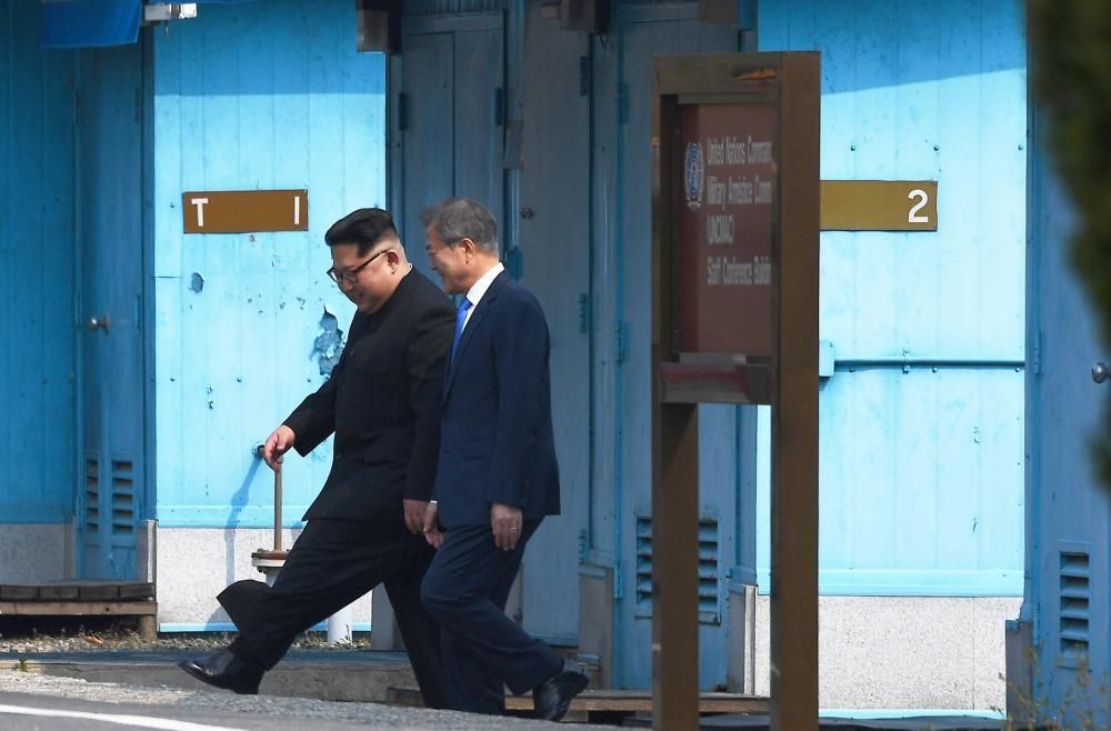 Encuentro entre Kim Jong-un y Moon Jae-in