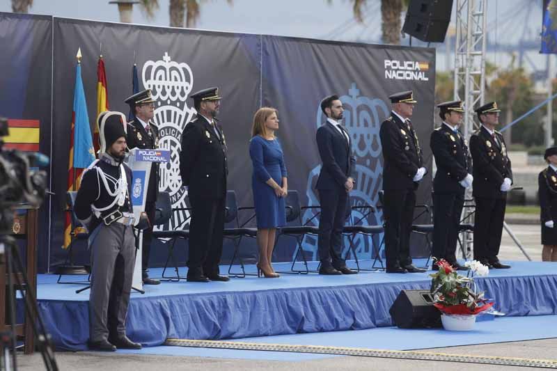 Celebración del día de la Policía Nacional en València