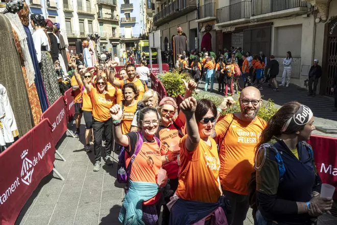 10a Marxa del Pelegrí i trobada de gegants, en imatges