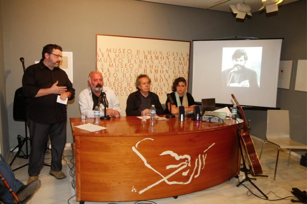 Homenaje a Paco Miranda en el Museo Ramón Gaya