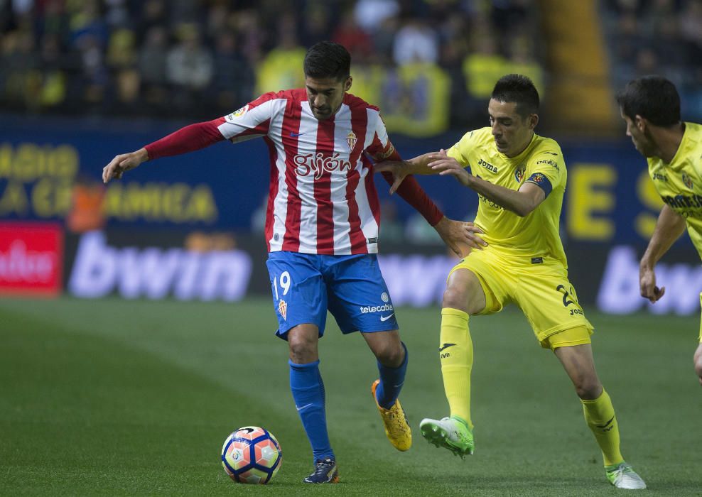 El partido del Villarreal y el Sporting, en imágenes