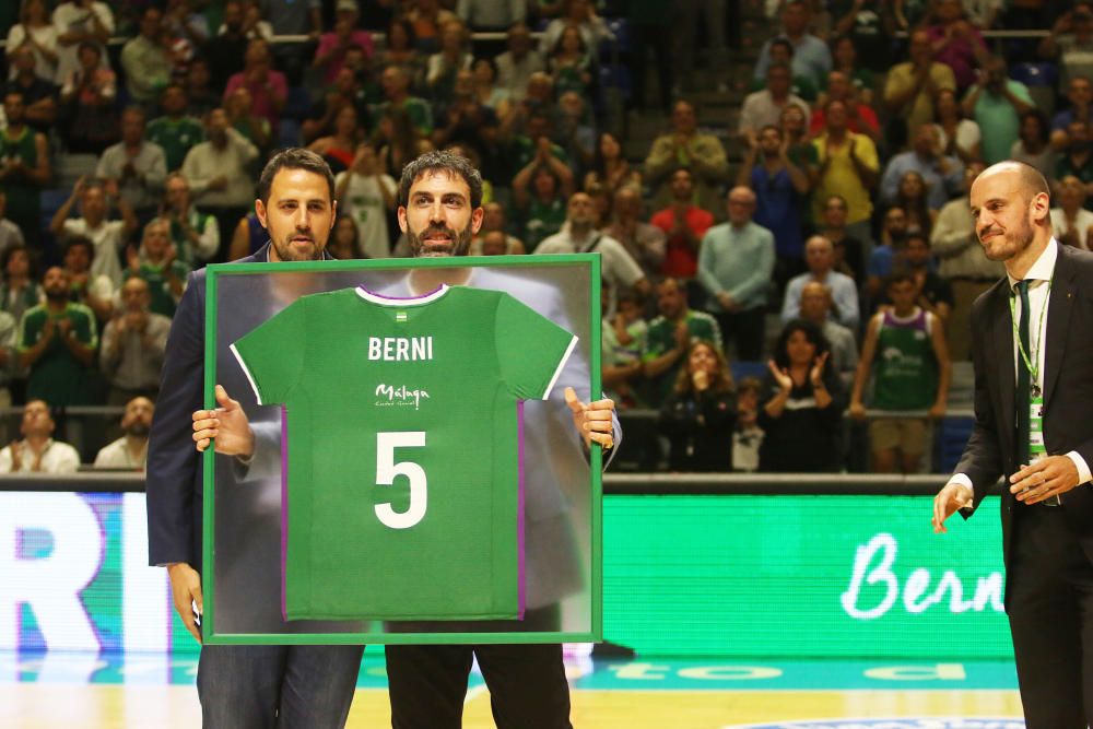 El Unicaja rinde homenaje a Berni