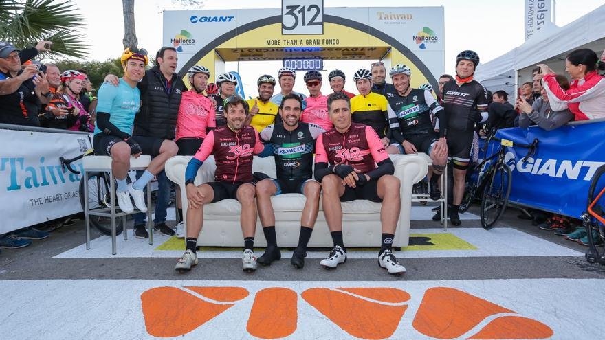 Indurain y Contador lideran la participación en la Mallorca 312