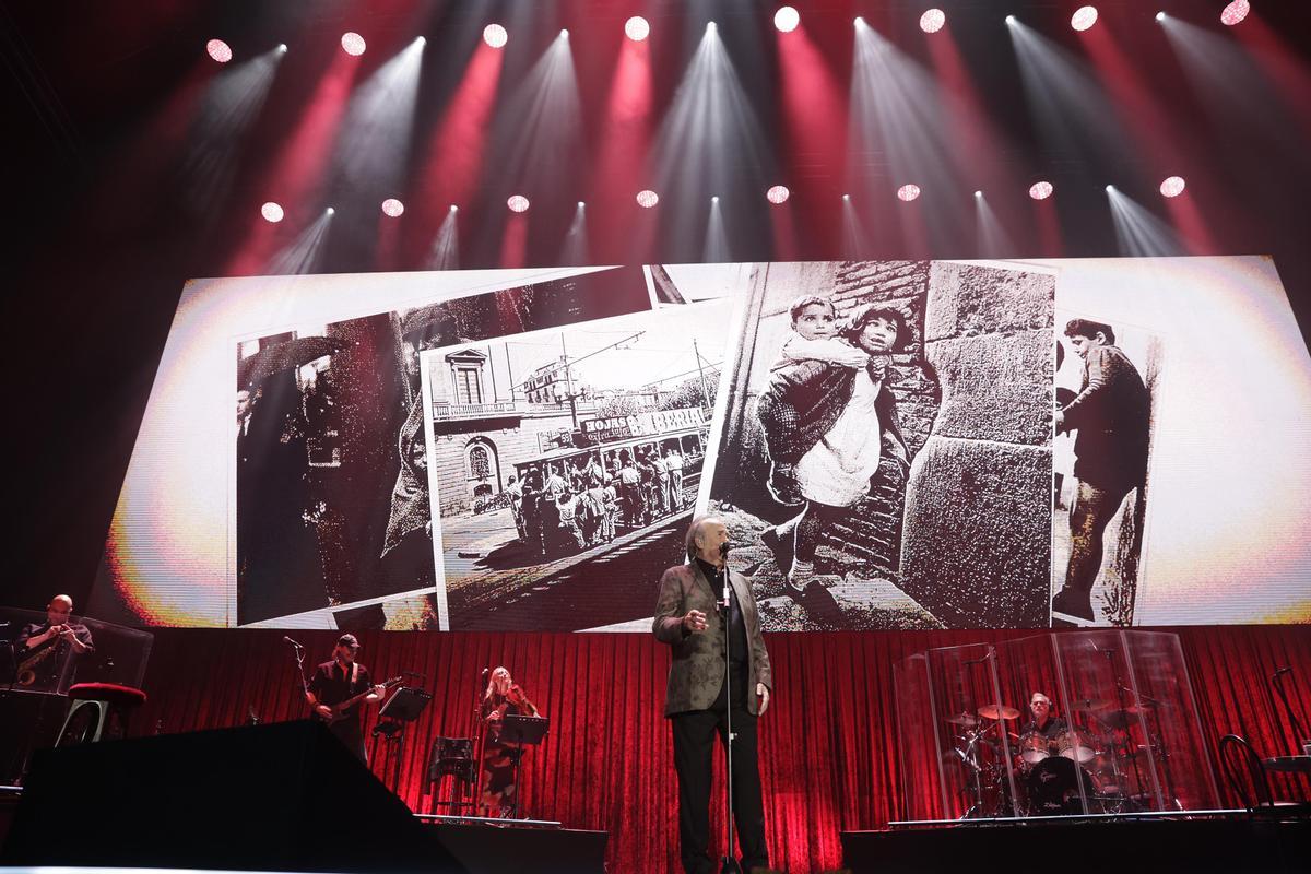 Serrat empieza la despedida en el Palau Sant Jordi.