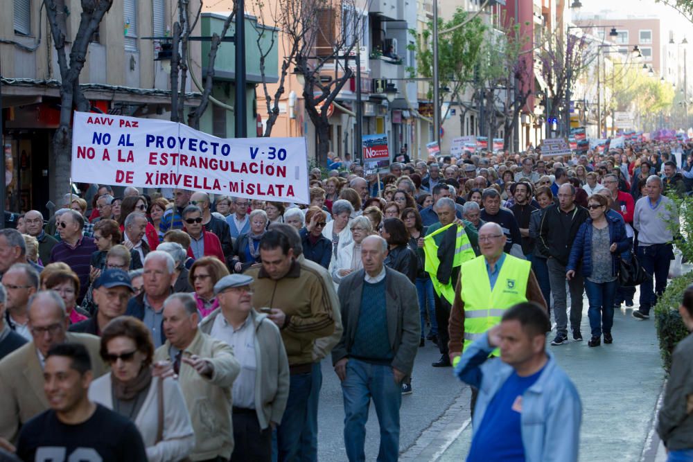 Xirivella dice no a la ampliación de la V30