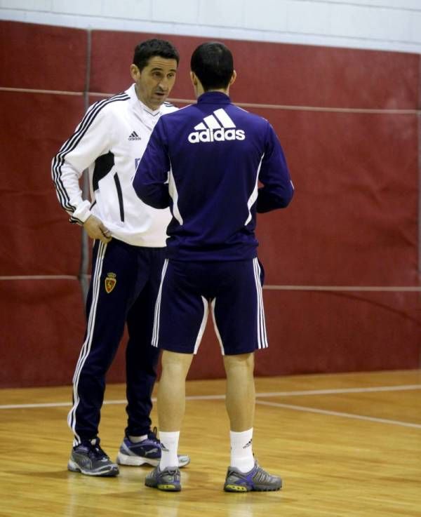 Entrenamiento del Real Zaragoza en el Príncipe Felipe