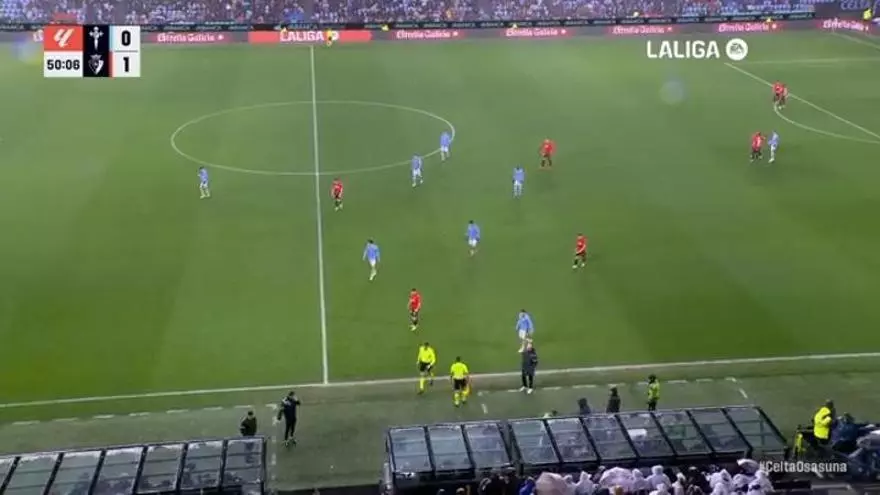 El encuentro Celta-Osasuna de la temporada 25-26