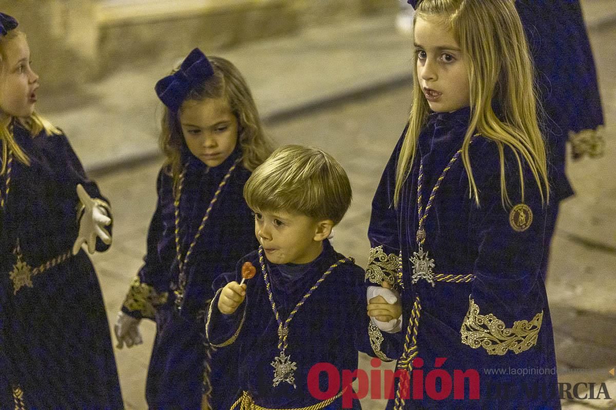 Los niños toman las calles de Caravaca en la procesión de Lunes Santo