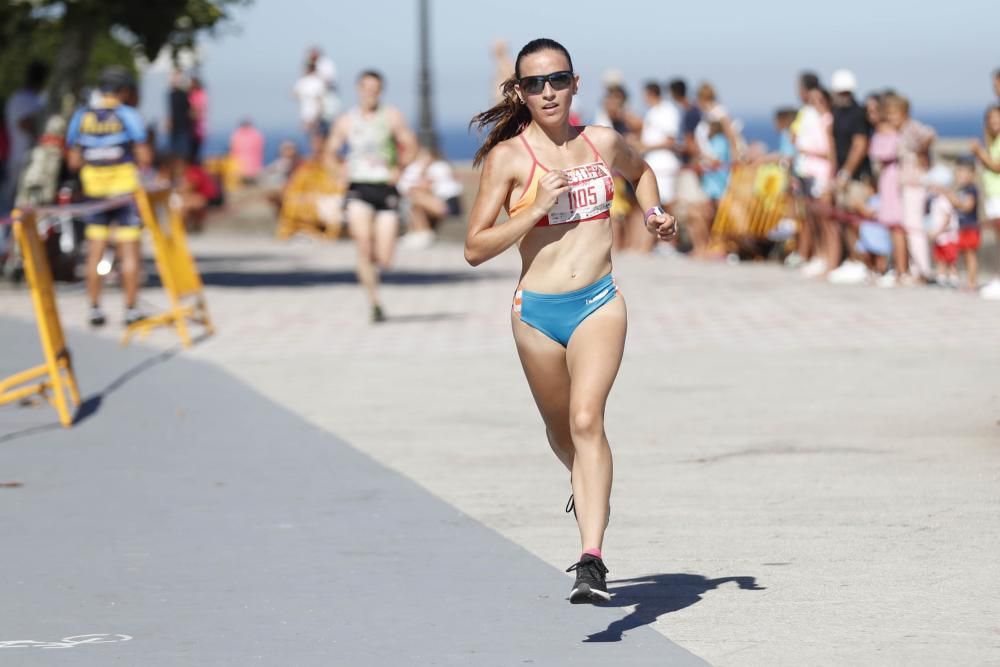 Más de 1.800 corredores participaron en la mañana del sábado en la prueba Andar e Correr, con un recorrido de 10 kilómetros por el Camino Portugués de Baiona.