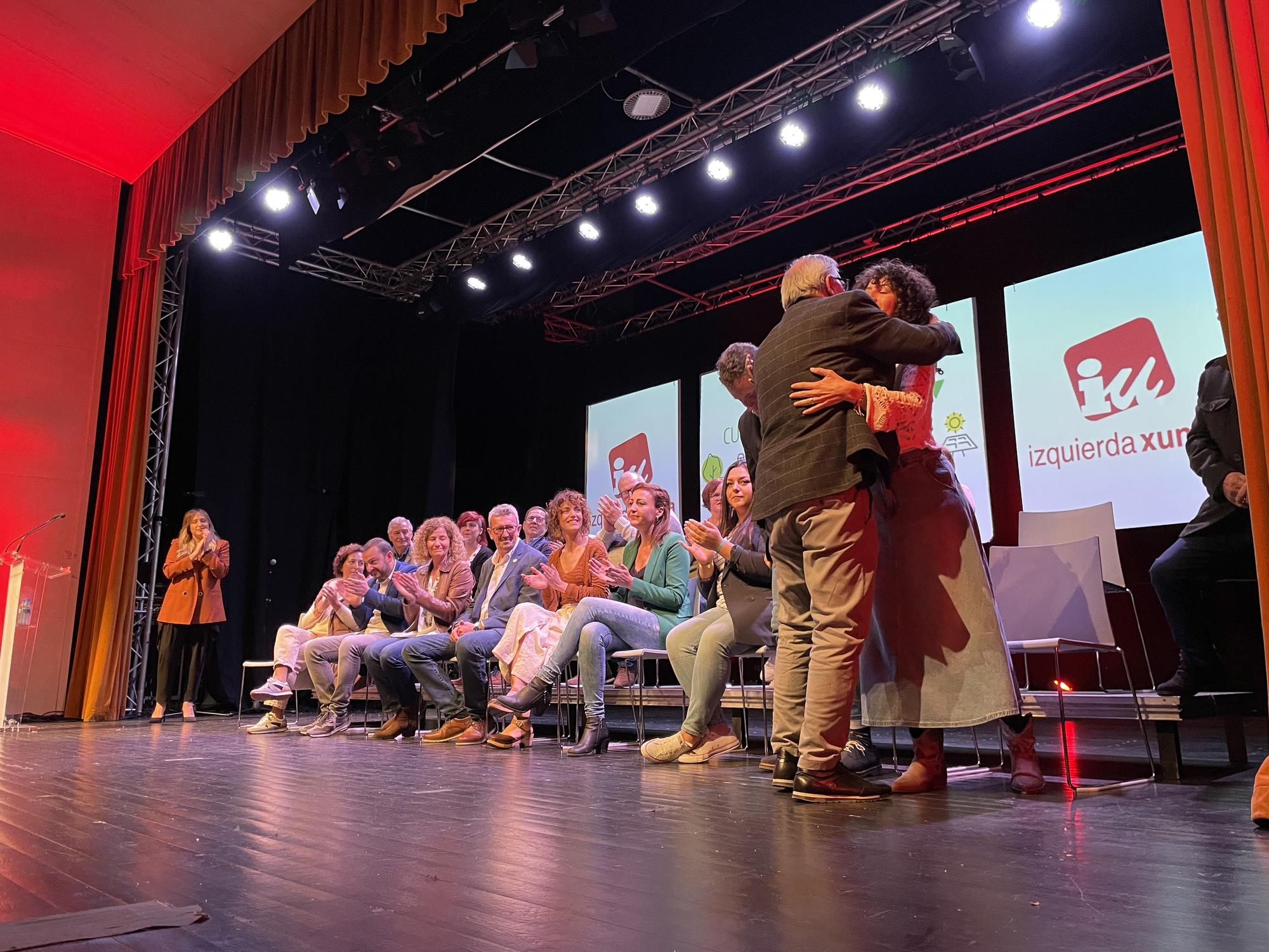 Presentación de la candidatura de Aníbal Vázquez, en el Auditorio Teodoro Cuesta de Mieres.