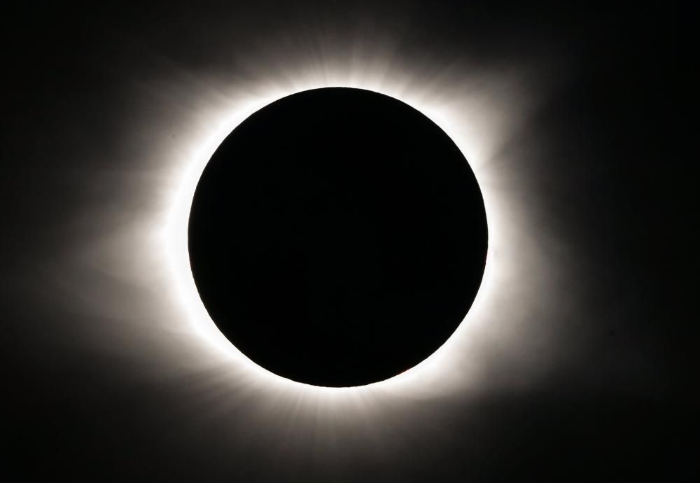 Eclipse solar desde Rabun Gap, Georgia