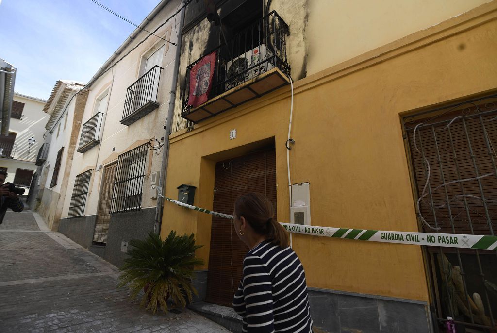 Las imágenes del incendio que ha acabado con la vida de tres personas en Ricote