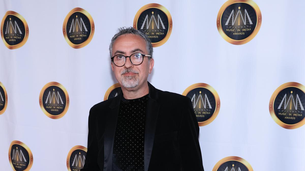 Luis Alberto Naranjo, durante su paso por la alfombra roja de los Music in Media Awards de Los Ángeles.