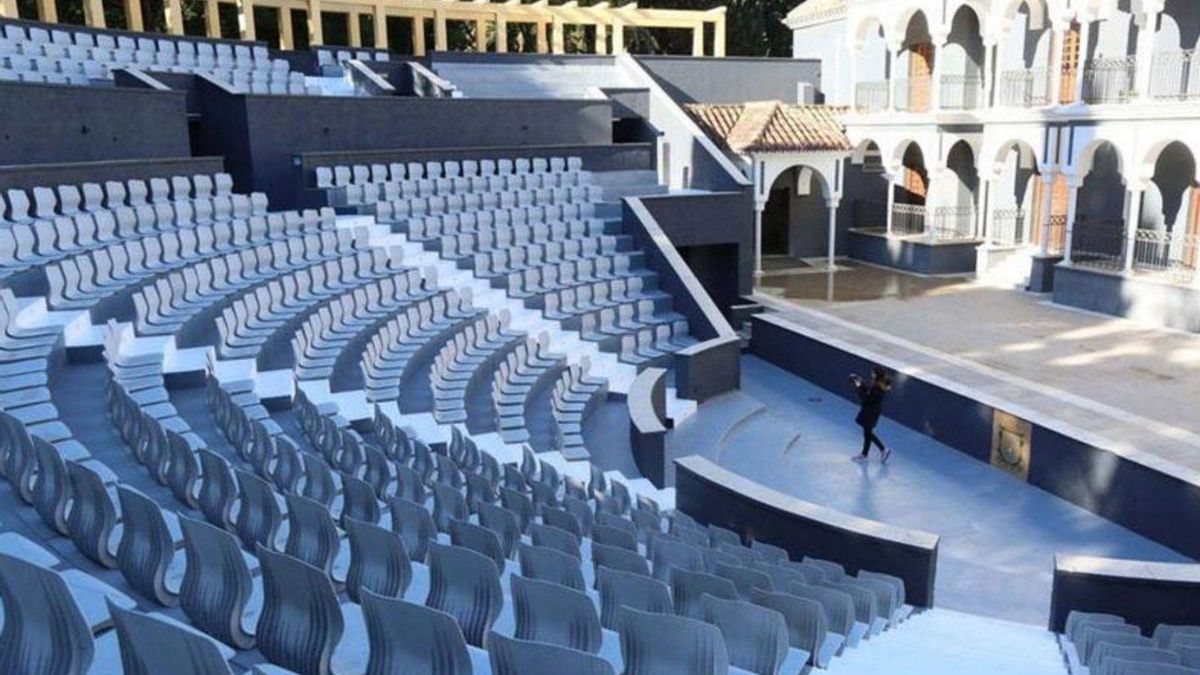 El auditorio del parque de La Constitución de Marbella, tras la segunda reforma