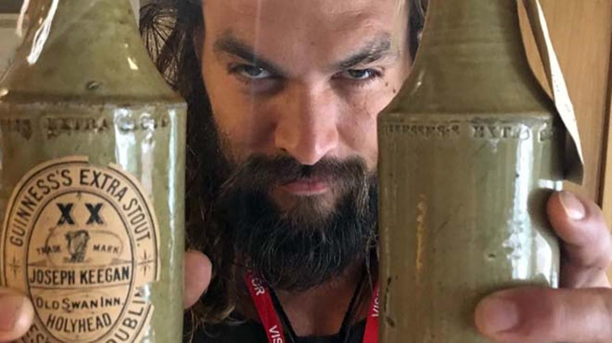  Jason Momoa en el Rocódromo Sharma de Barcelona. 