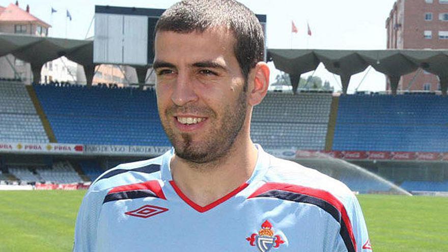 El jugador del Celta, Roberto Trashorras.