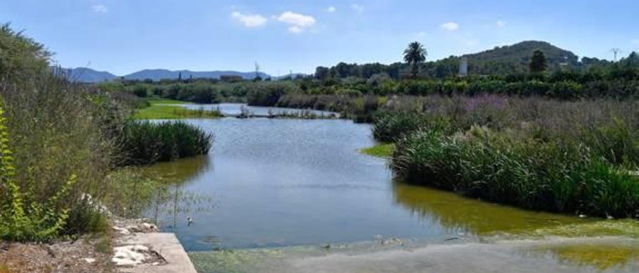 El caudal vuelve a aflorar aguas abajo aunque sigue bajo mínimos