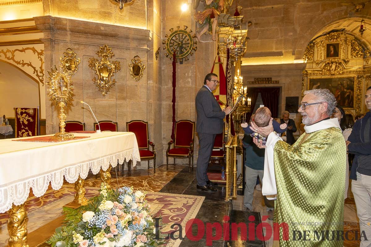 Presentación a la Vera Cruz de Caravaca de los niños nacidos en 2023