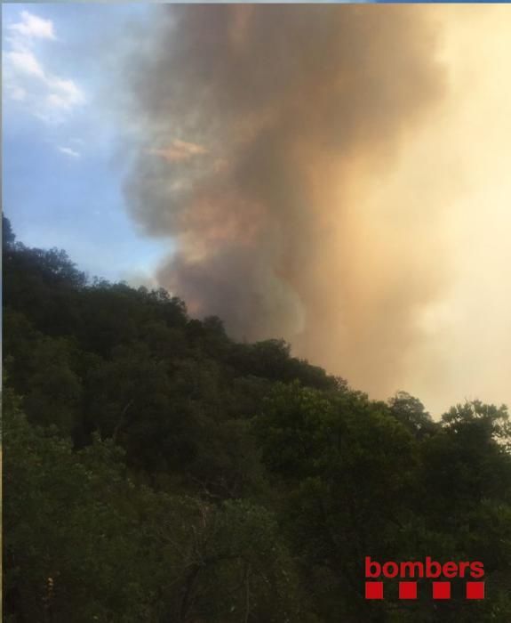 Incendi forestal a Blanes