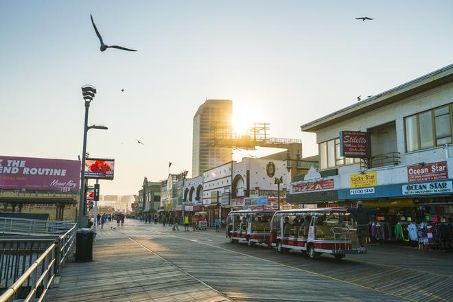 El paseo marítimo de Atlantic City