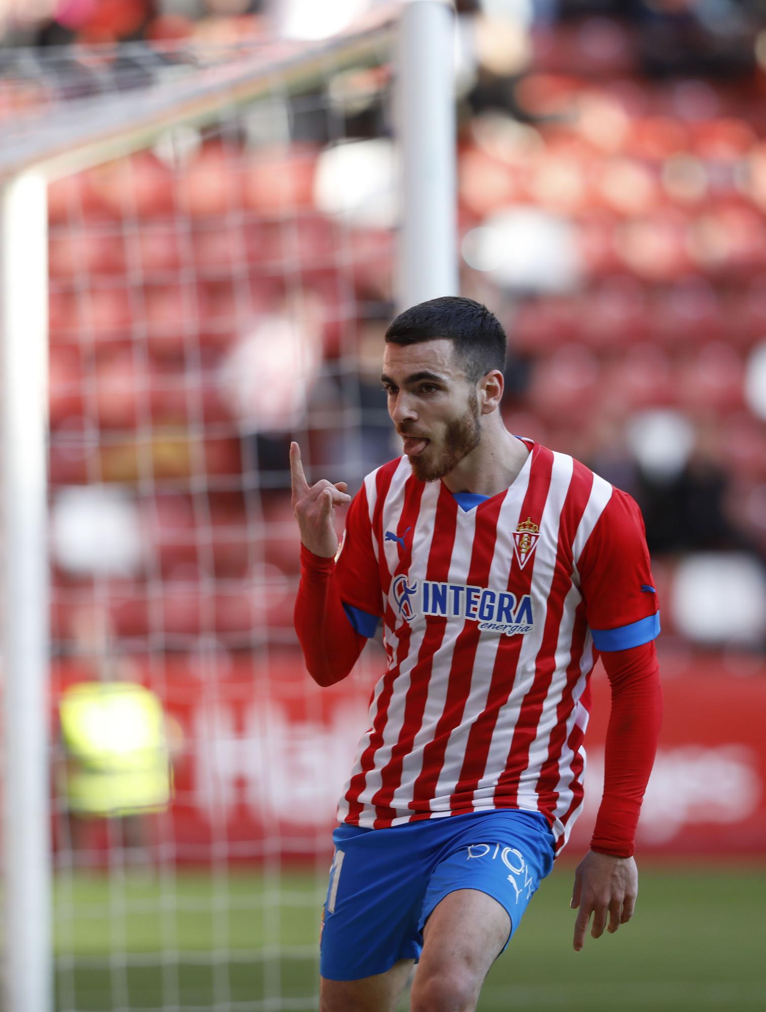 EN IMÁGENES: El encuentro entre el Sporting y el Real Zaragoza