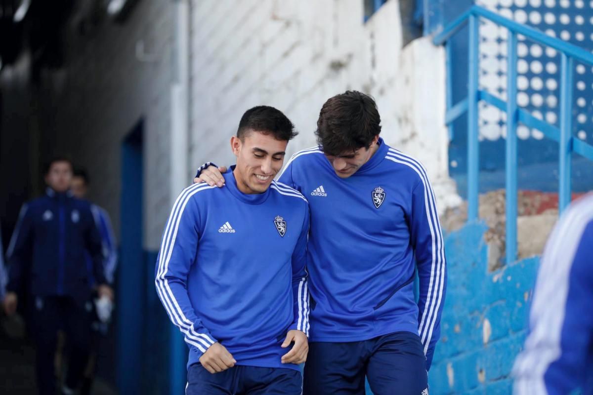 Entrenamiento del Real Zaragoza juvenil