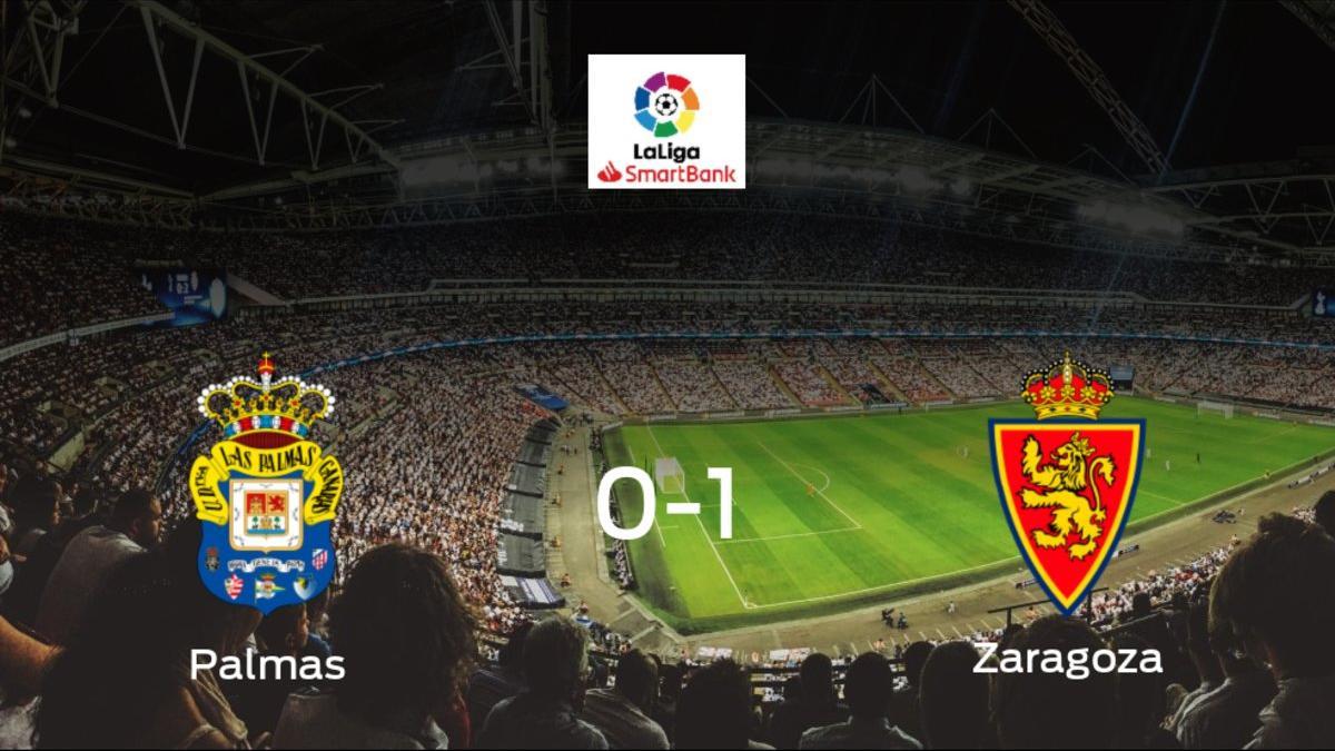 El Real Zaragoza gana en el Gran Canaria al Las Palmas (0-1)