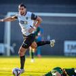 Rafa Mir, en su debut con el Valencia