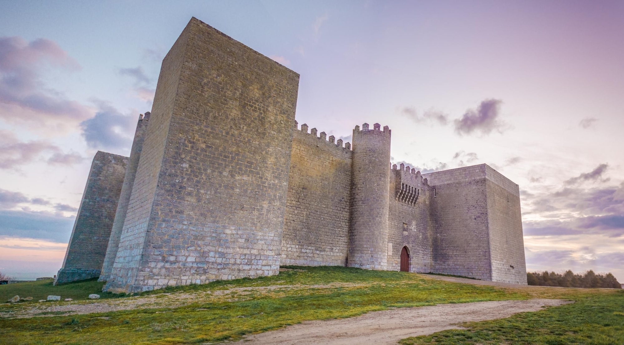 El castillo en Montealegre de Campos.