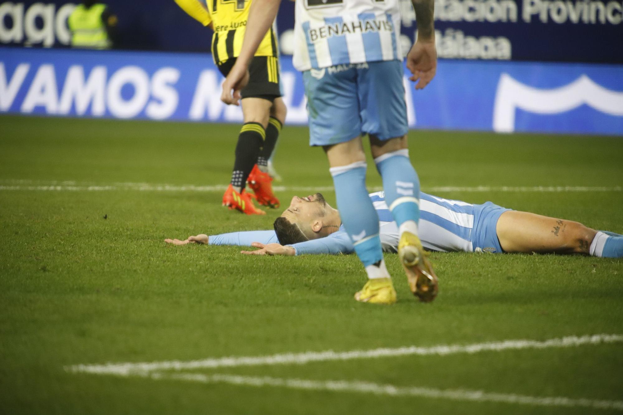 El Málaga CF - Real Oviedo, en imágenes