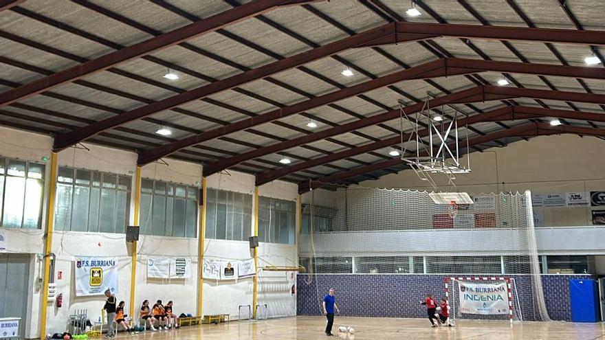 Burriana finaliza la renovación completa de la iluminación del Pabellón La Bosca