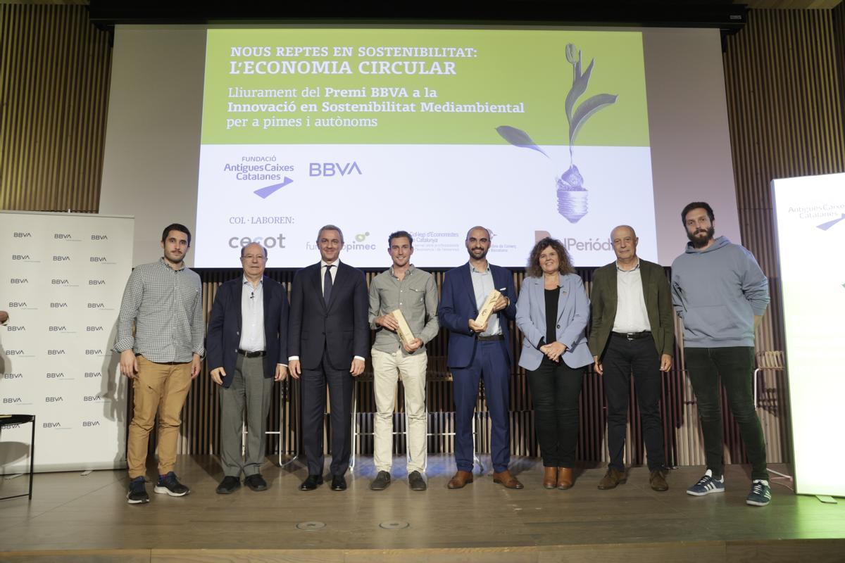 Cosmètica amb cèl·lules mare i roba de plàstic, premis a la innovació sostenible del BBVA