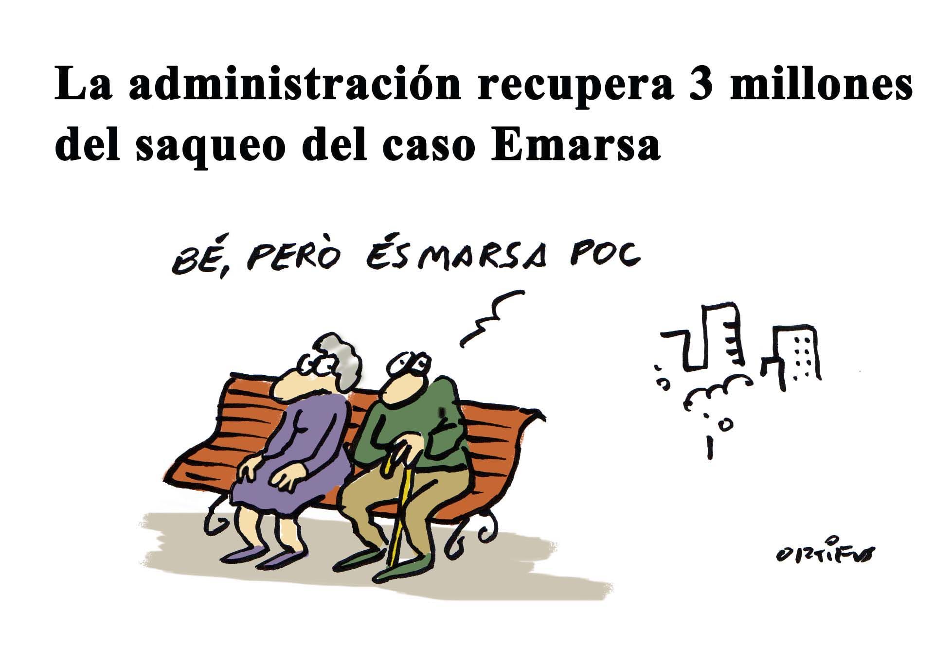 La administración recupera 3 millones del saqueo del caso Emarsa