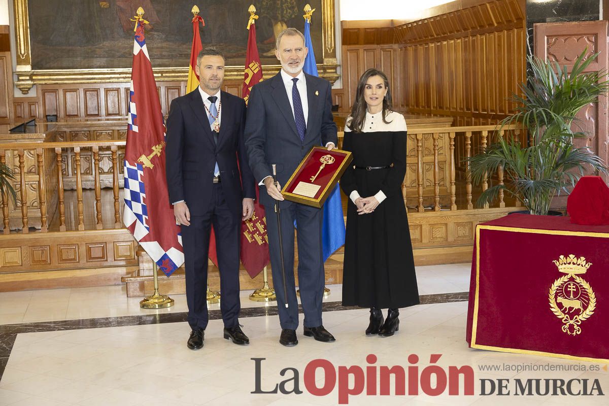 Visita de los reyes de España a Caravaca (Ayuntamiento)