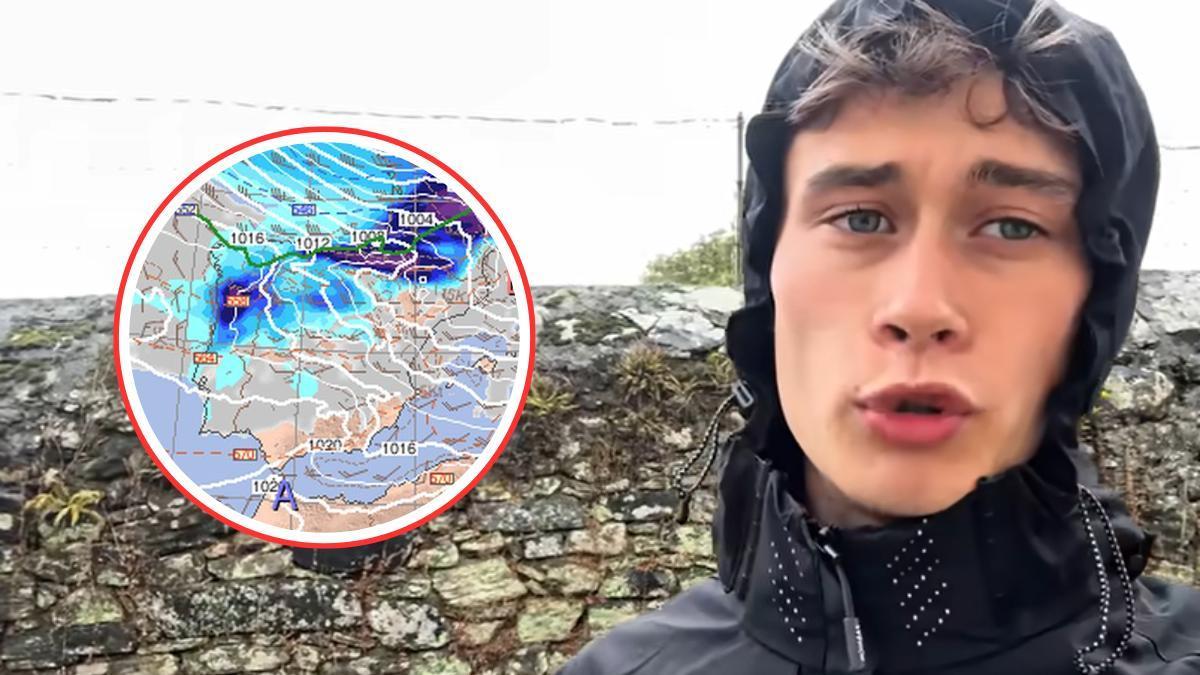 Jorge Rey alerta de la llegada de la borrasca Benjamín.