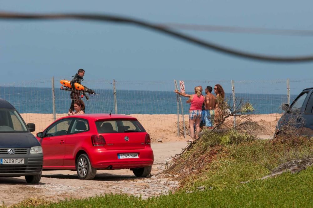 Afectados por la nueva playa de Tauro